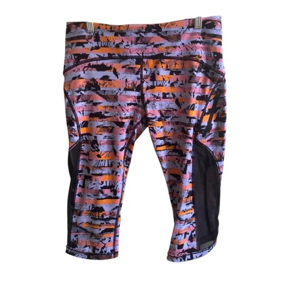 Lululemon Athletica Pink and Orange Leggings